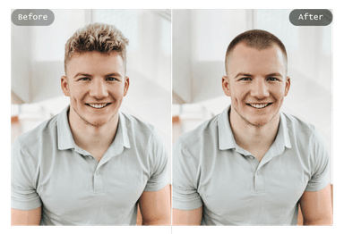 Classic Buzz Cut before